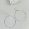 Silver Hoops