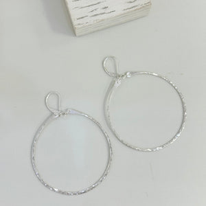 Silver Hoops