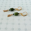 Dangling Jasper Earrings