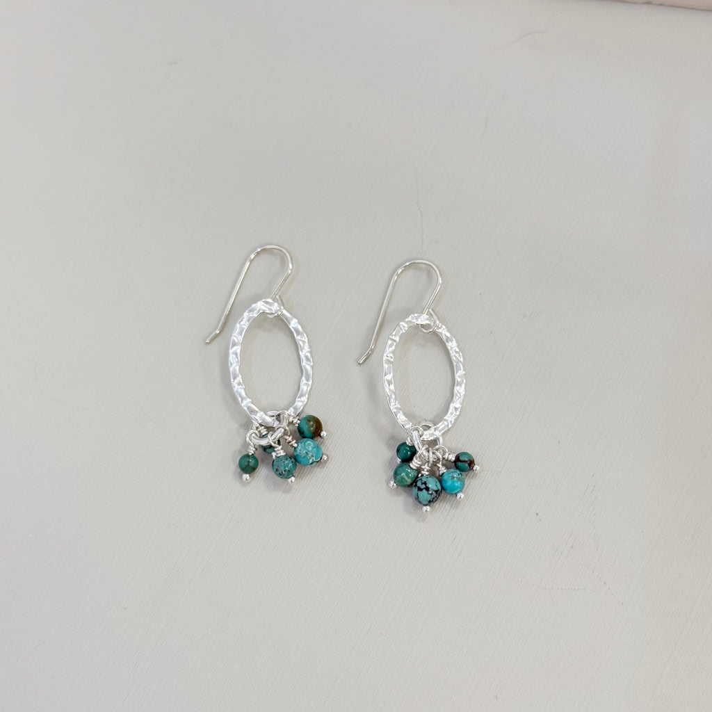 Dangling Turquoise Earrings
