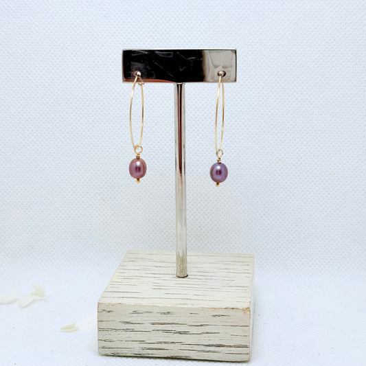 Pearl Hoops