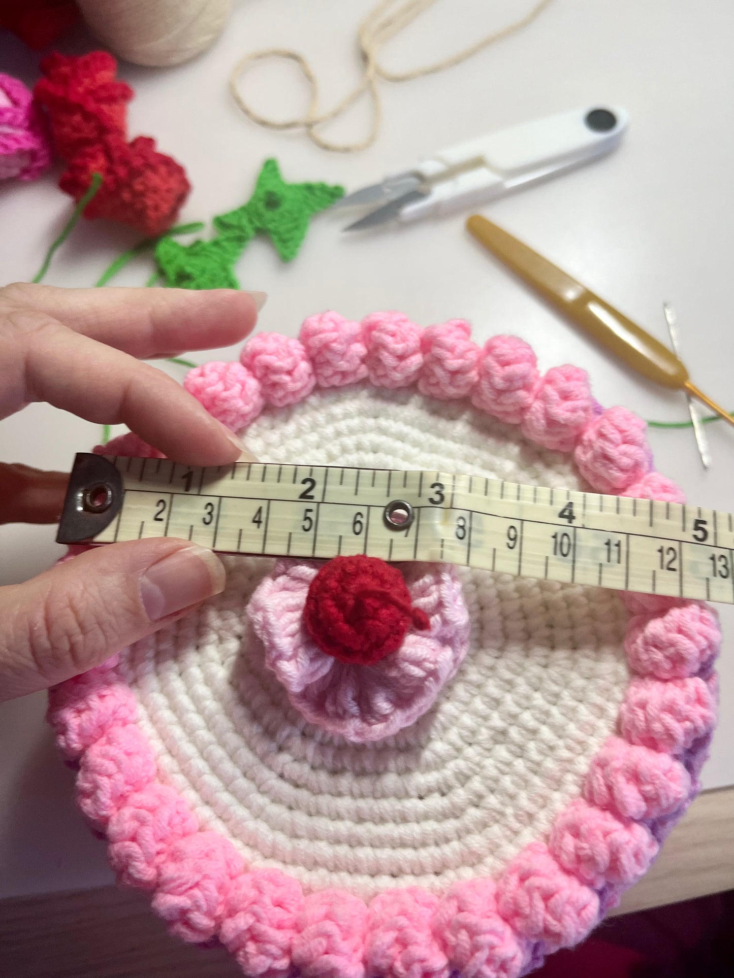 Crochet Birthday Cake