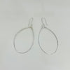Silver Oval Hoops