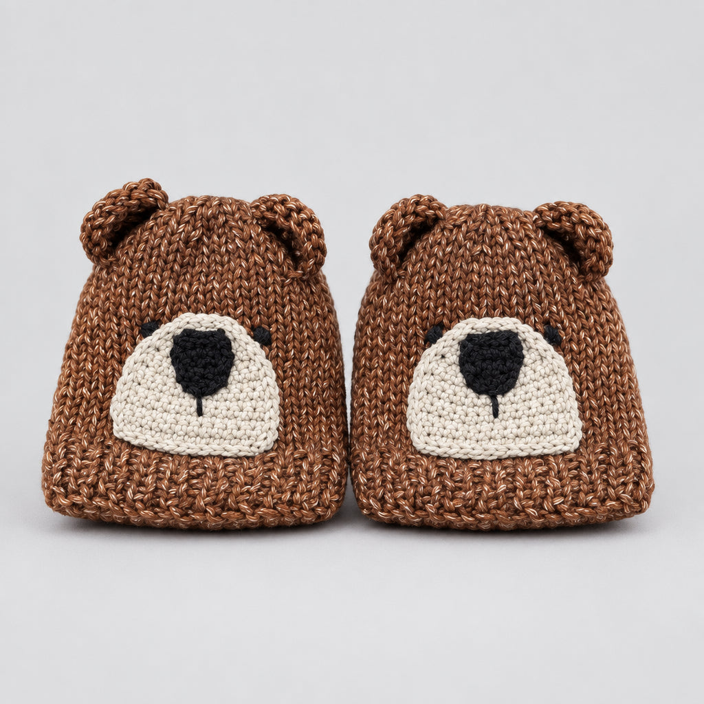 Hand Crochet Baby Bear Hat