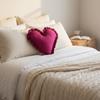 Heart Ruffled Pillow