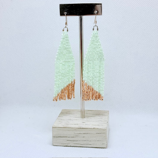 Fringe Seed Bead Earrings
