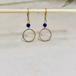 Hand Hammered Hoop Earrings