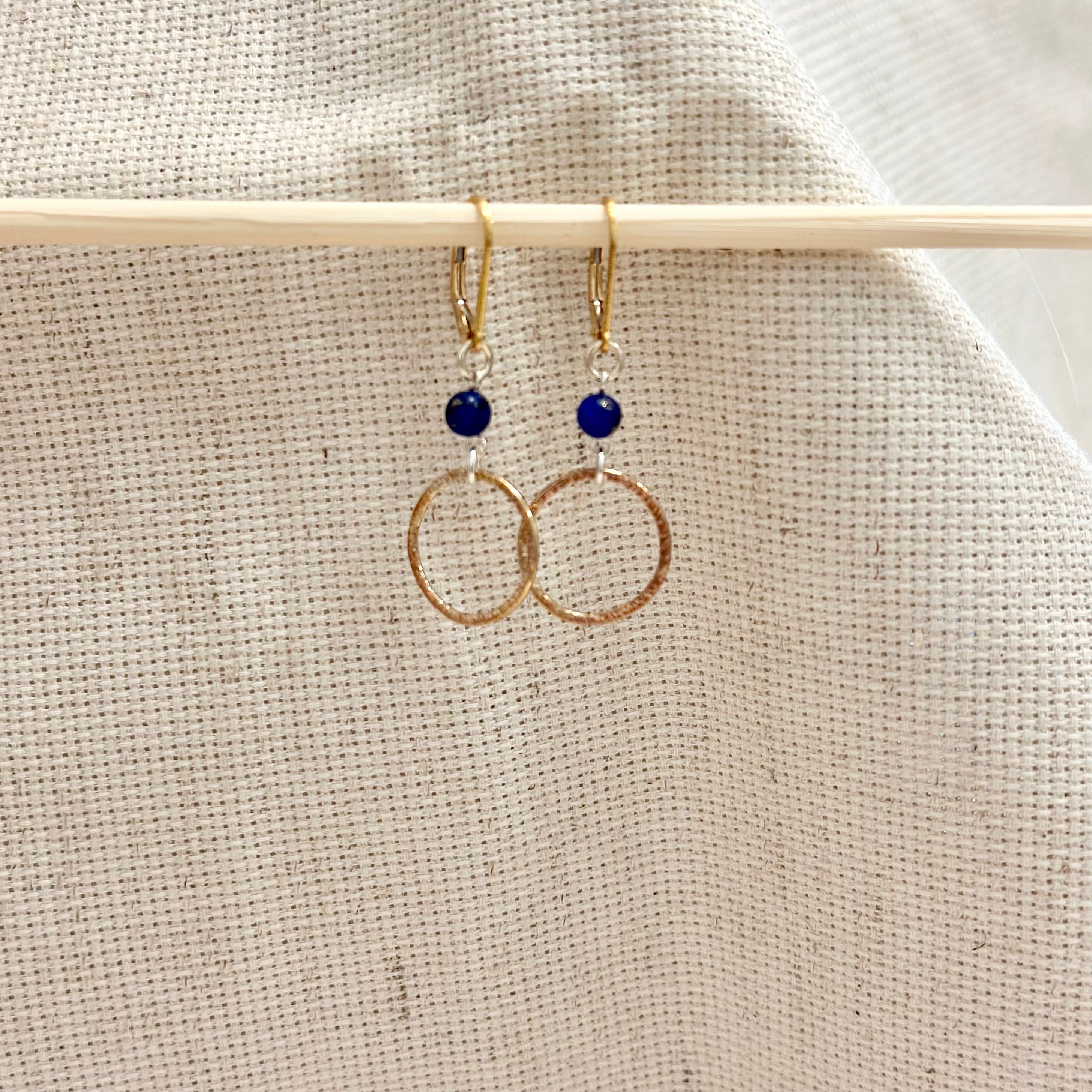 Hand Hammered Hoop Earrings