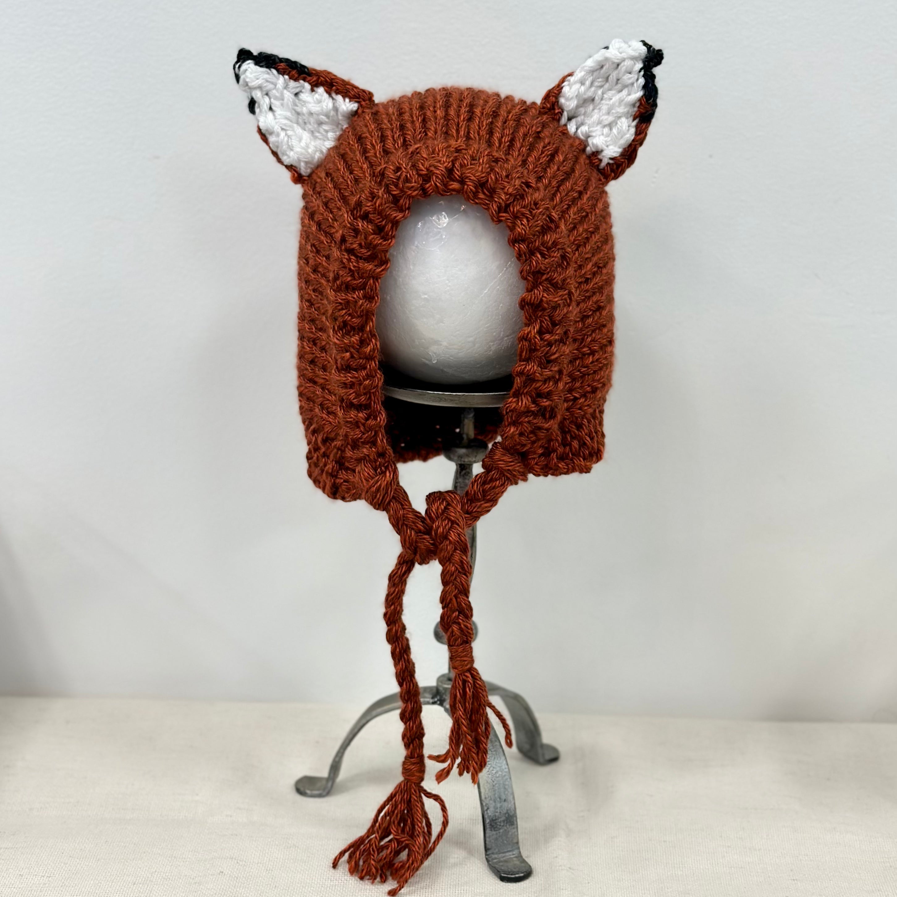 Knit Fox Bonnet