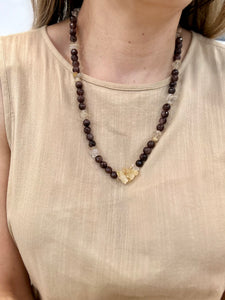 Agate & Citrine Necklace
