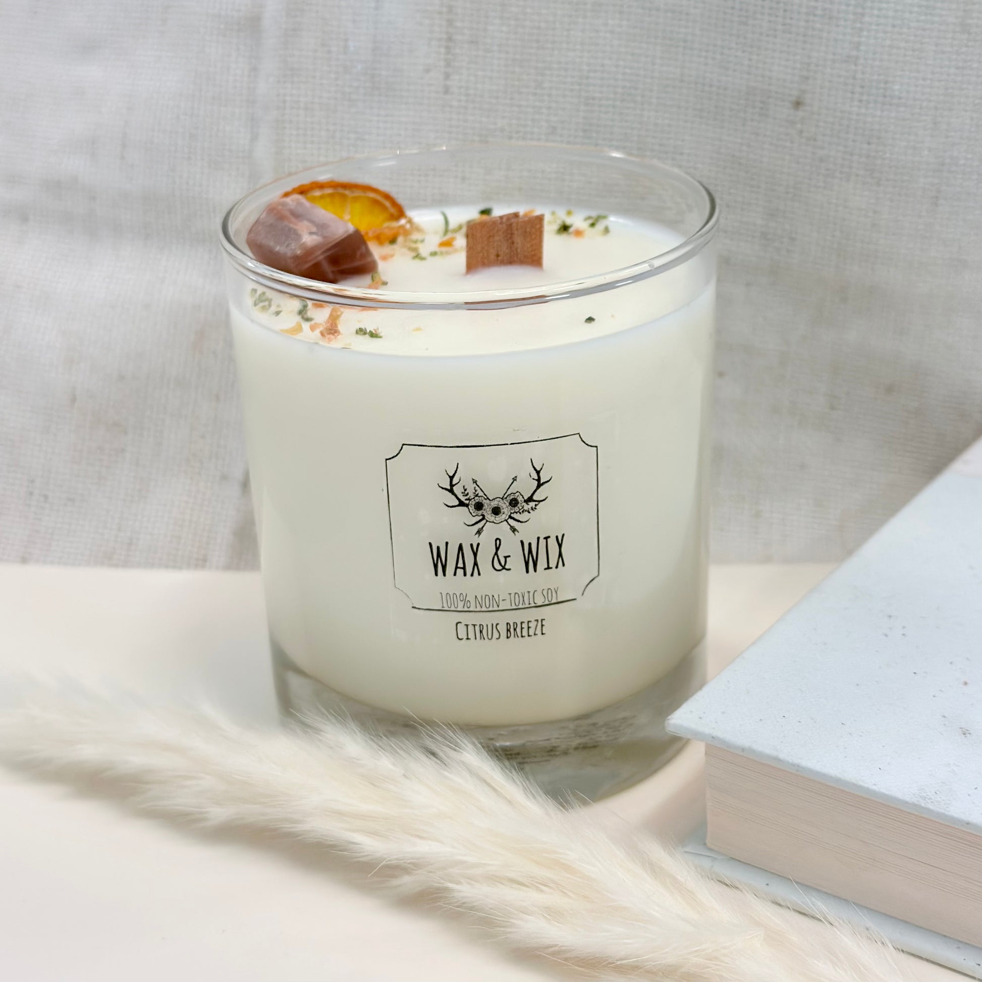 Natural Soy Candles Citrus Breeze - Think Stunning