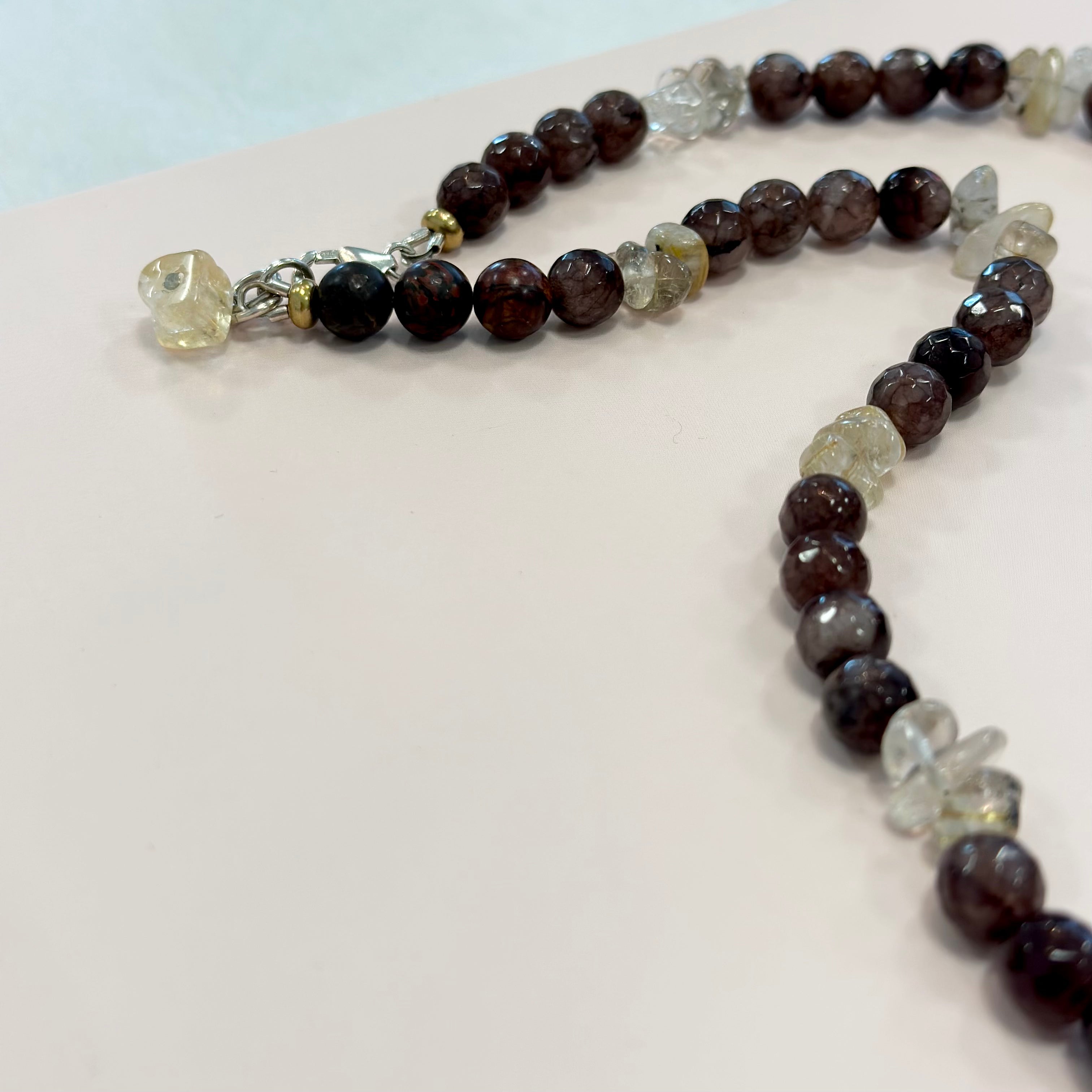Agate & Citrine Necklace