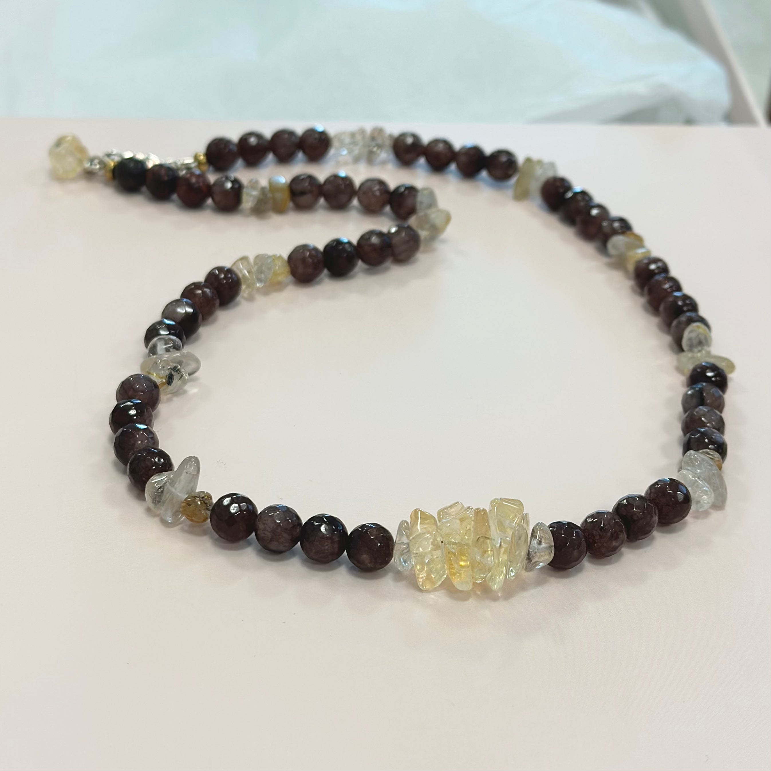 Agate & Citrine Necklace