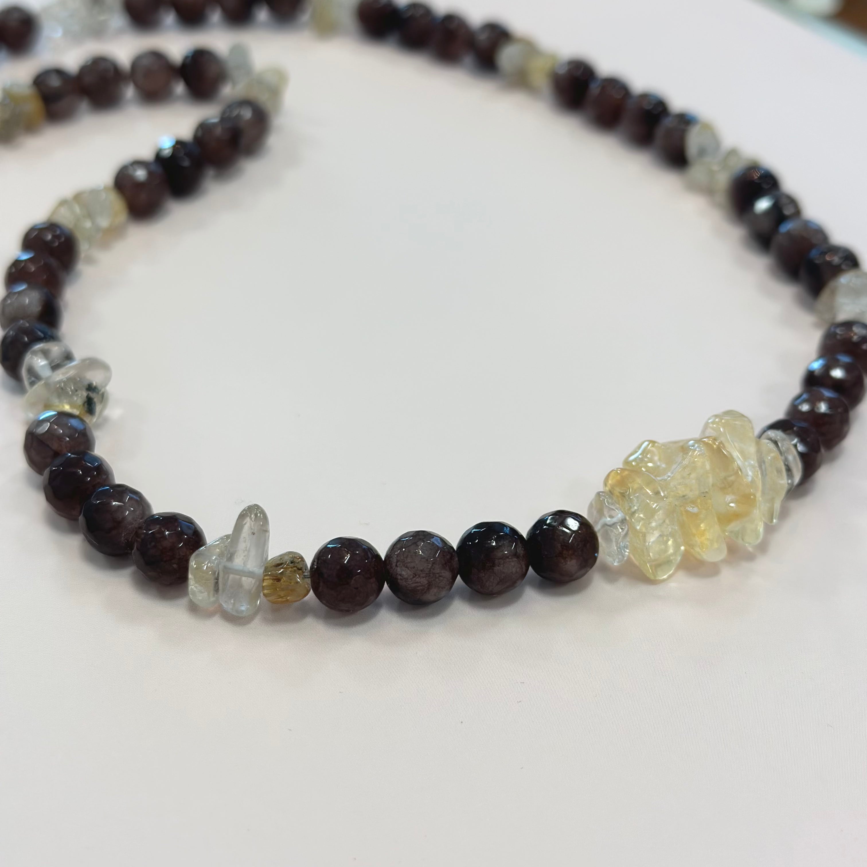 Agate & Citrine Necklace