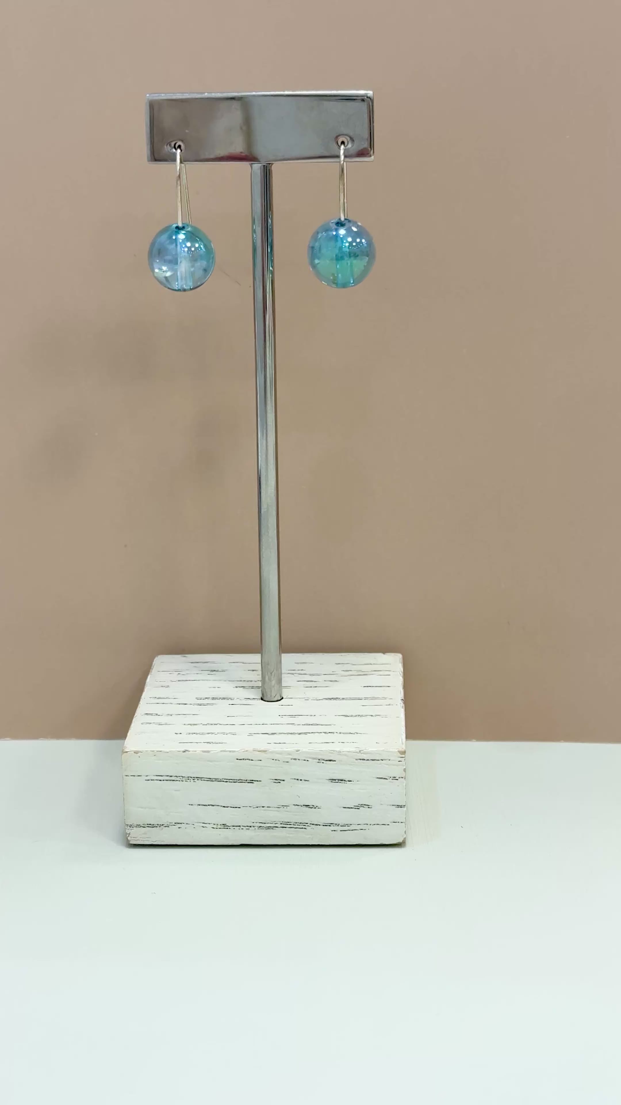 Aqua Aura Earrings