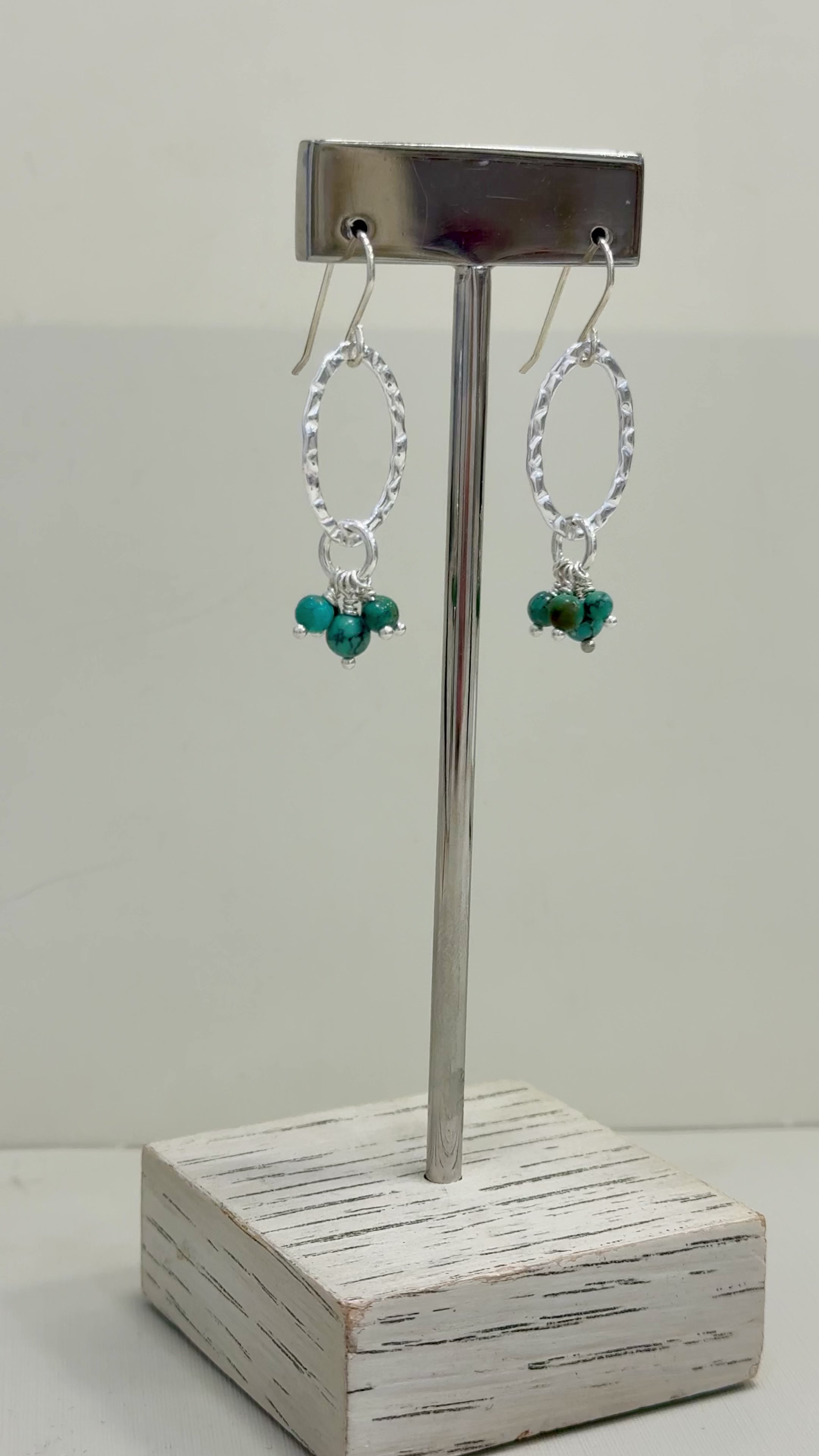 Dangling Turquoise Earrings