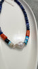 Sodalite, Agate, Coral & Baroque Pearl Statement Necklace