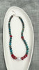 Blue Crazy Lace Agate, Red Coral & Baroque Pearl