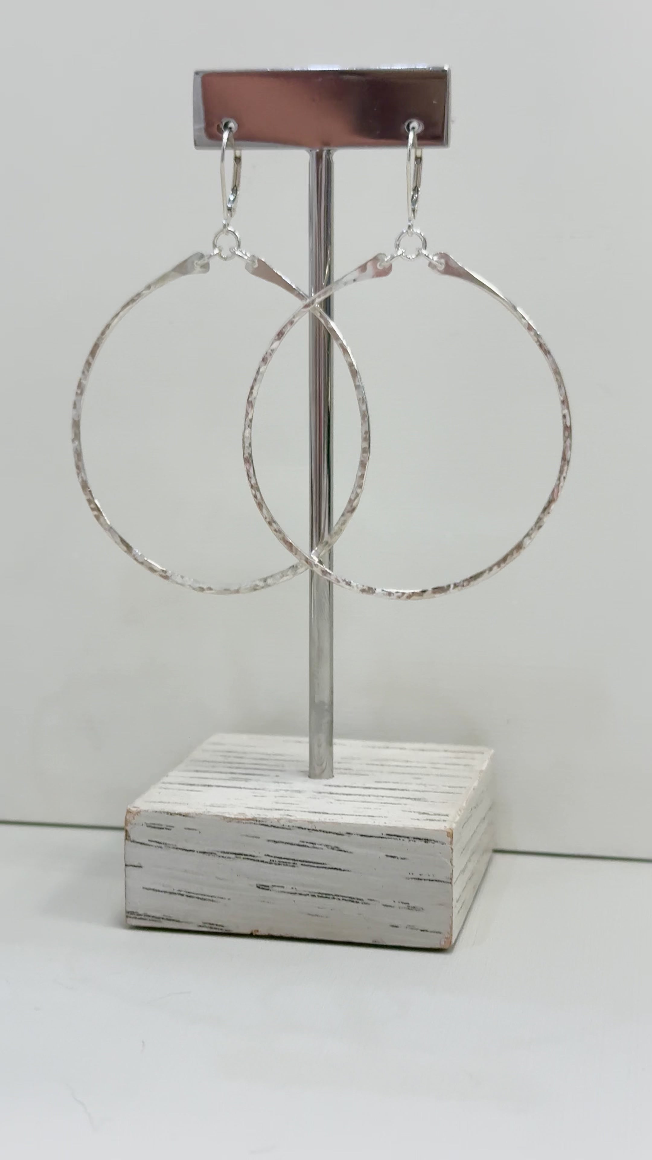 Silver Hoops