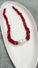 Coral & Baroque Pearl Necklace