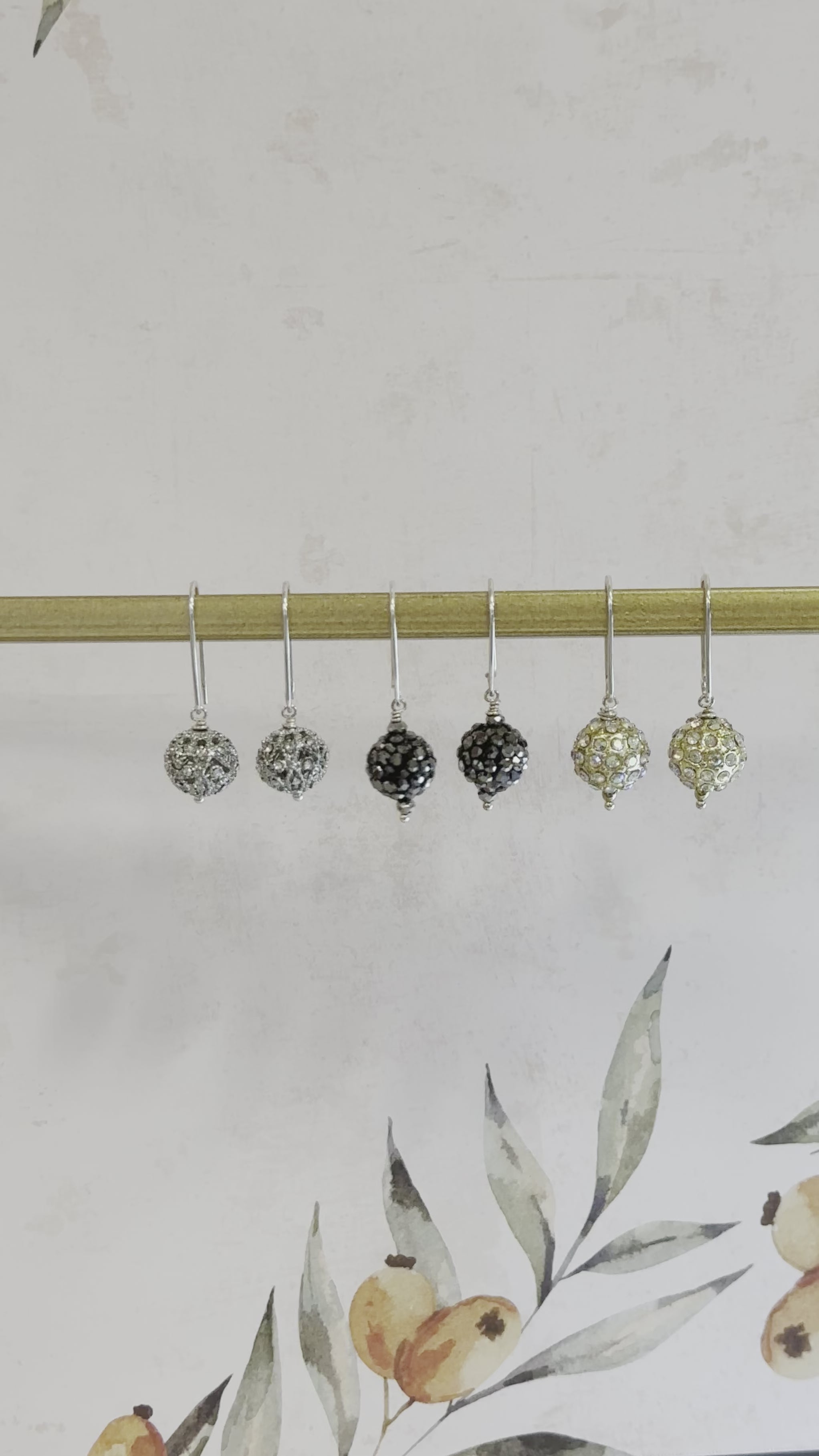 Sparkling Orb Earrings