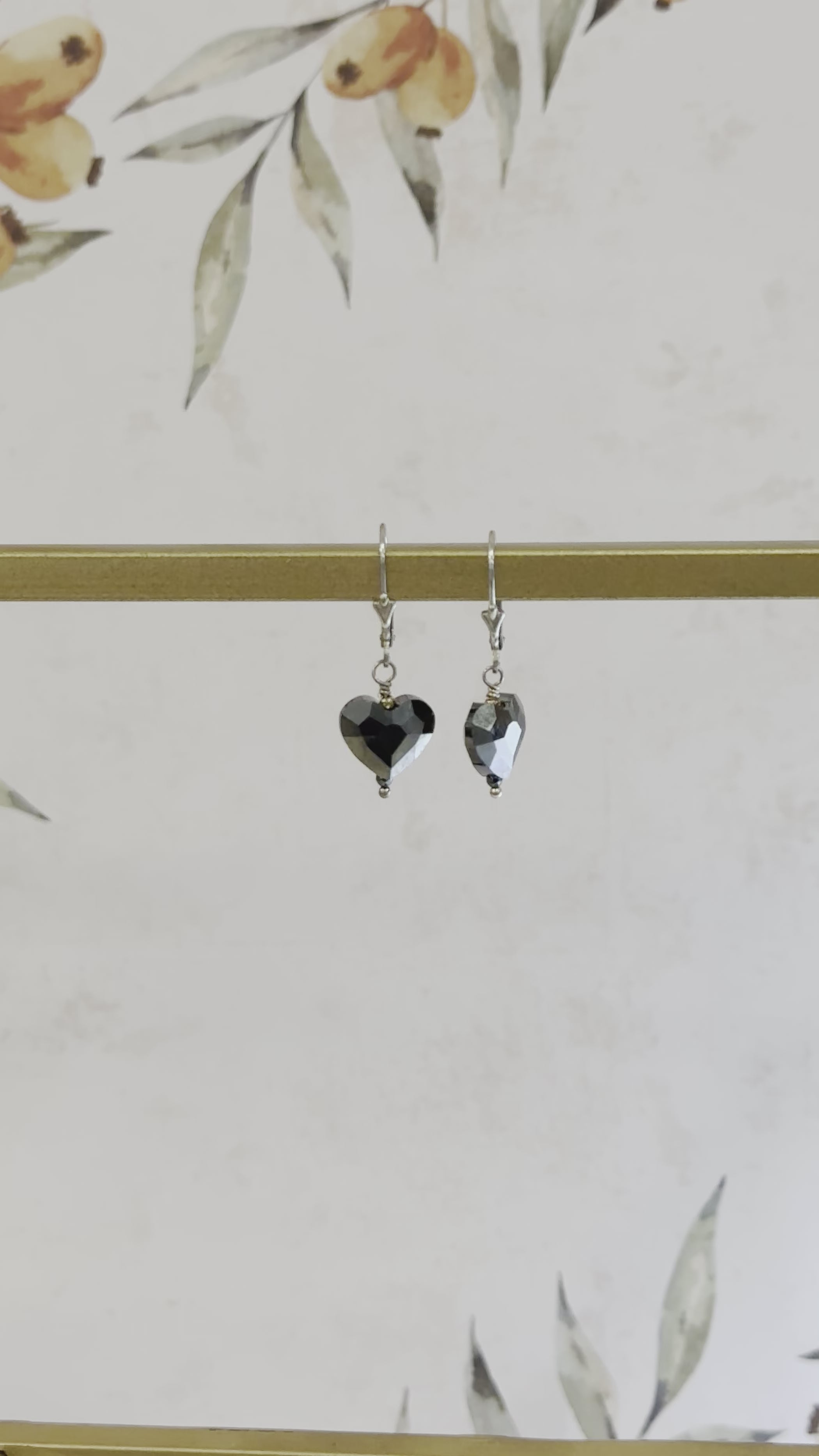 Swarovski Heart Earrings