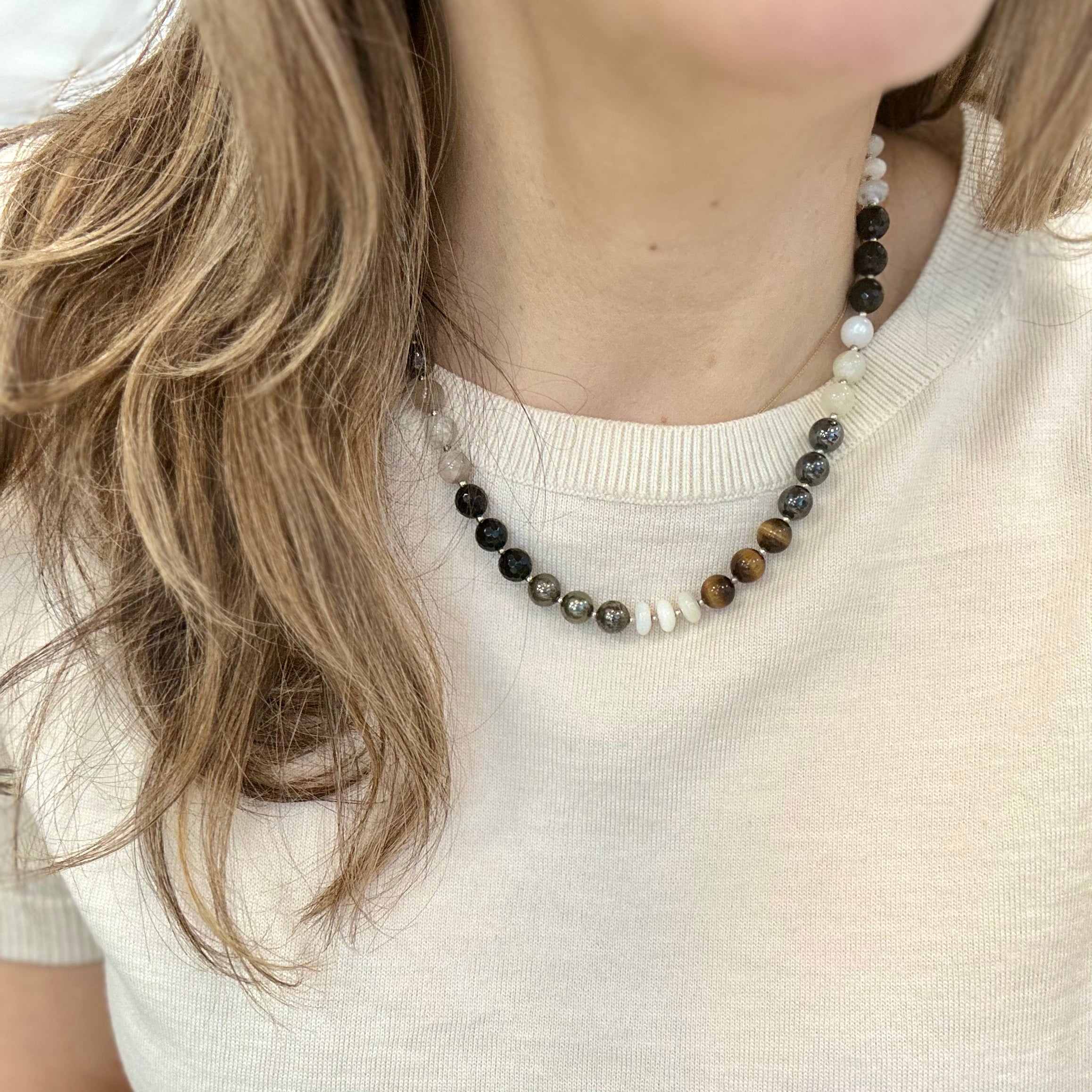 Multiple Gemstone Necklace