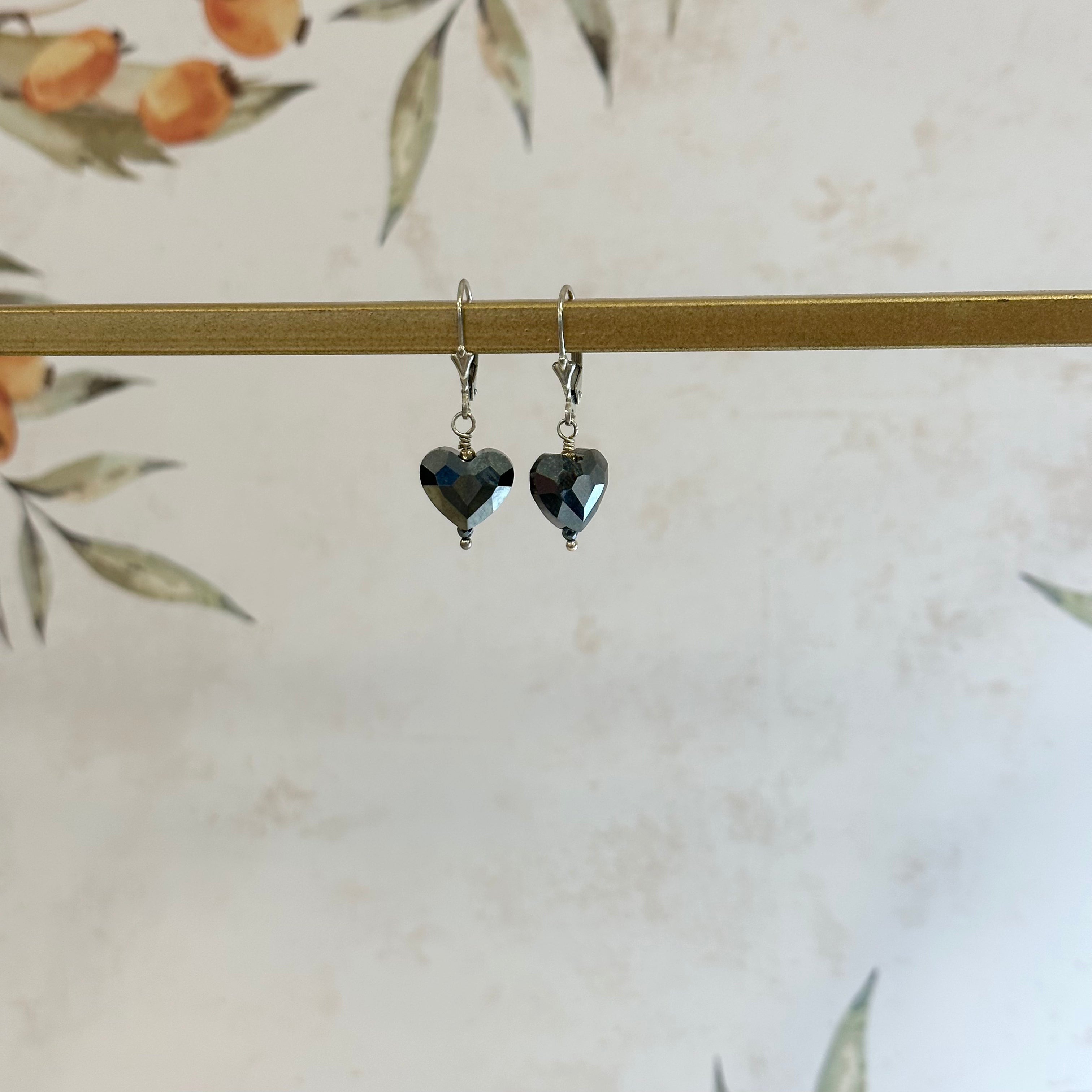 Swarovski Heart Earrings