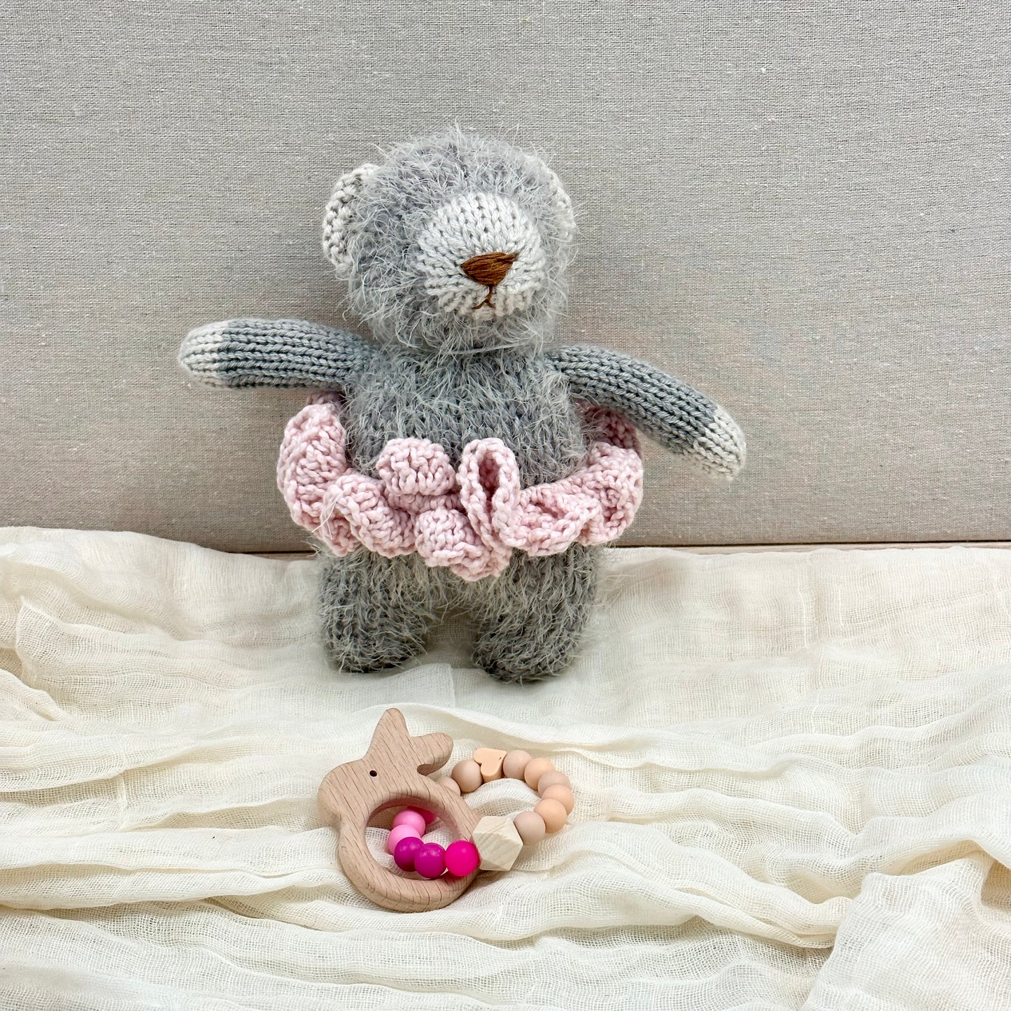 Hand Knitted Bear