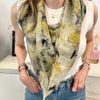 Eco Print Silk Scarf