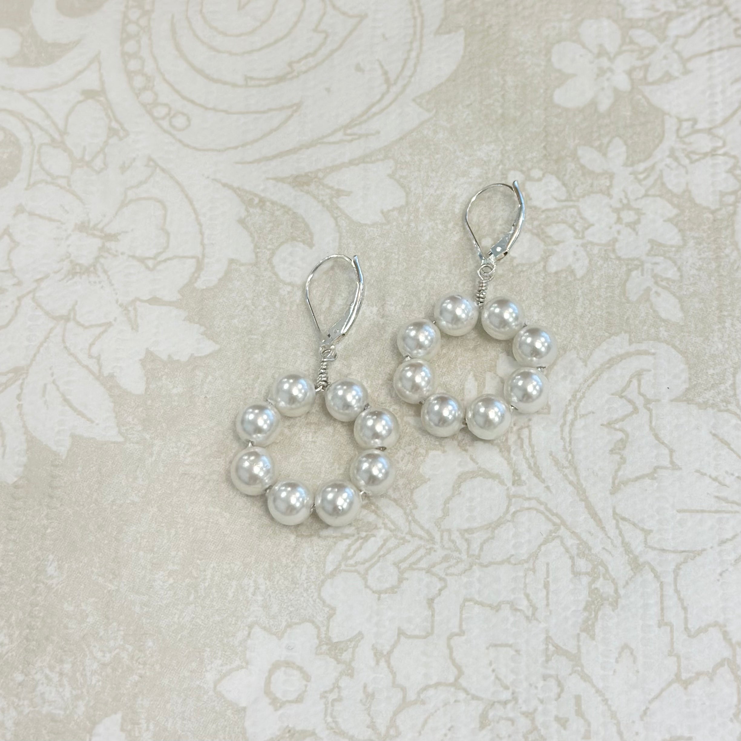 Flower Pearl Earrings