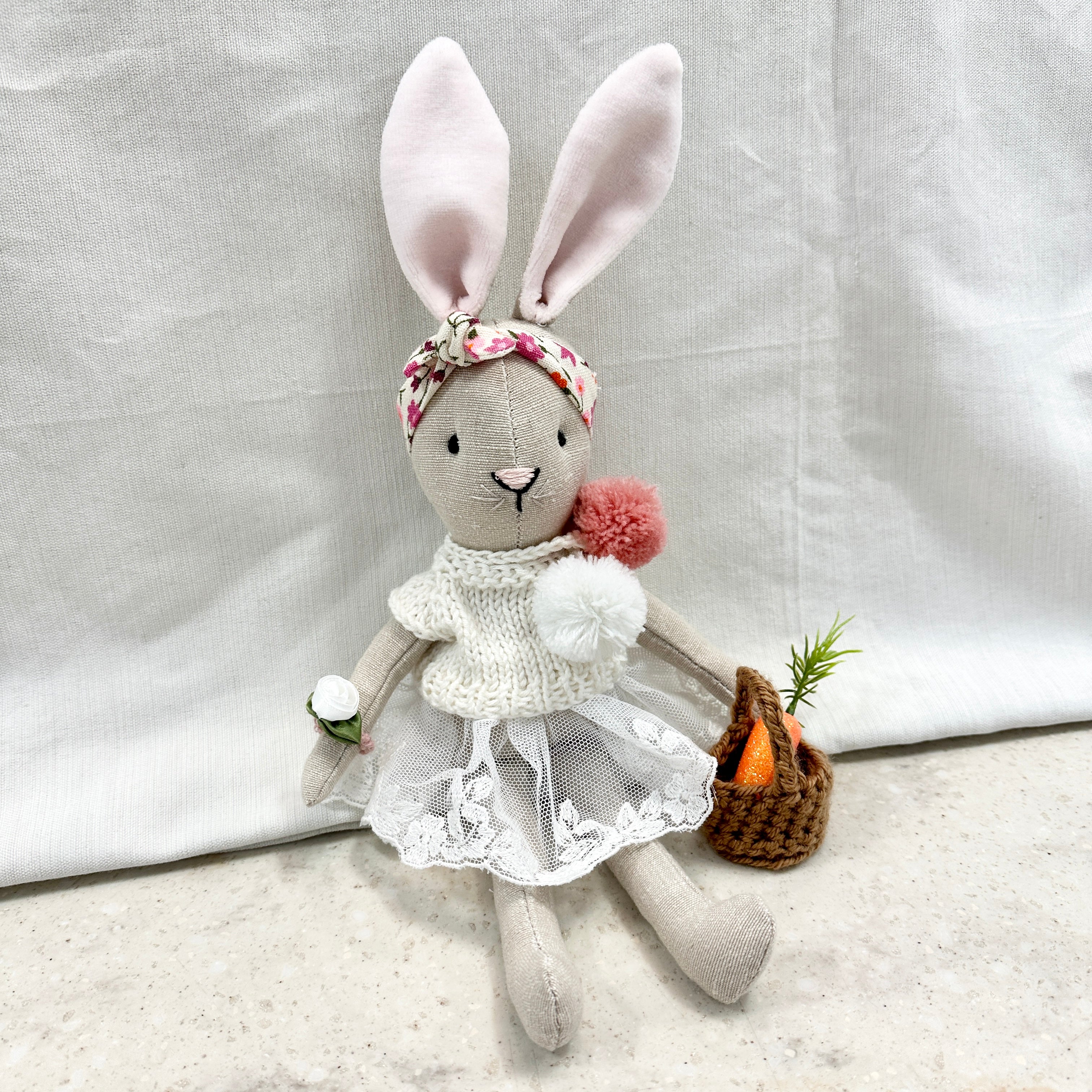 Handmade Bunny with Clothes